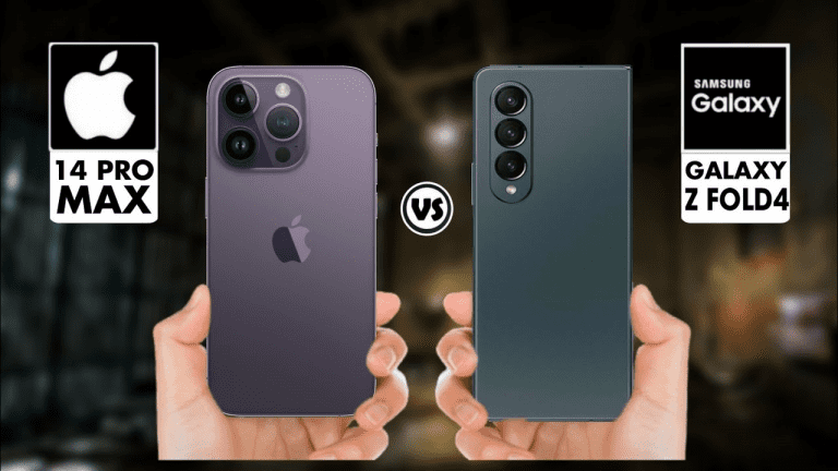 Samsung Fold 4 vs iPhone 14 Pro Max