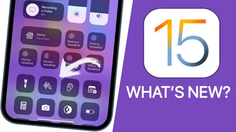 What are the new features of iOS 15?