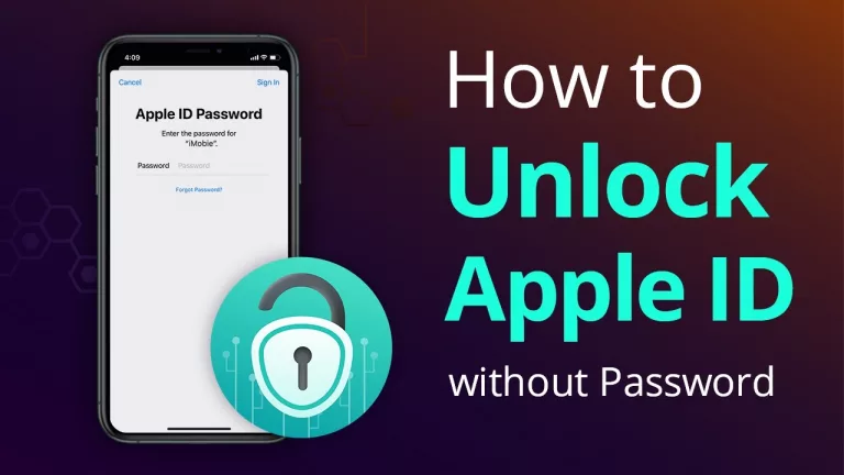 How can I unlock an iPhone without knowing the Apple ID or password?