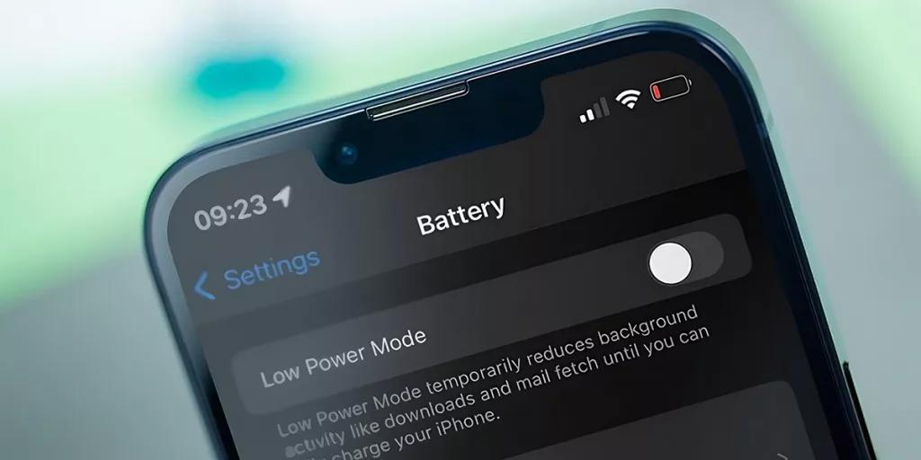 Low power mode setting