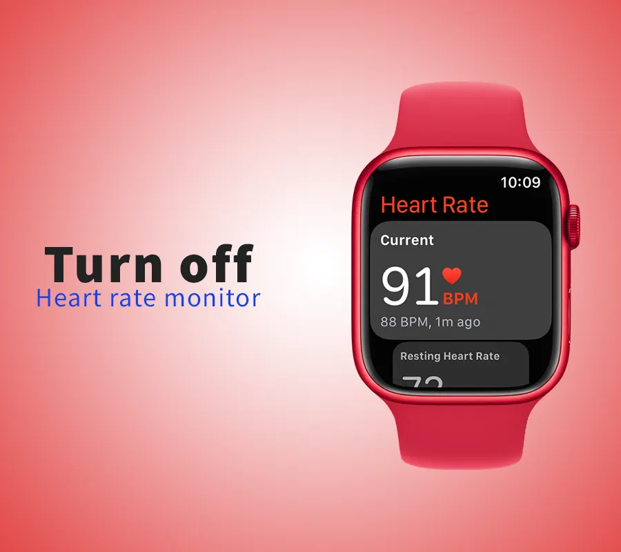 heart rate monitor turned off in Apple watch