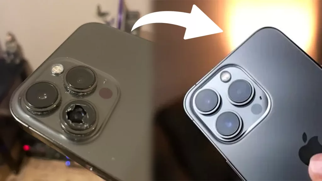 replacing iPhone camera lens