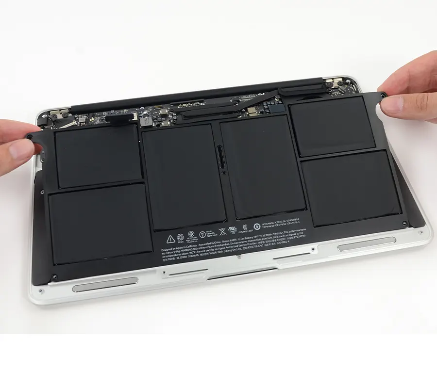 New battery installed in Macbook Air